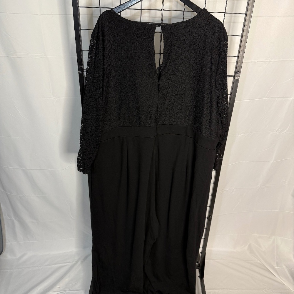 Torrid Size 30 Black Lace Top Jumpsuit